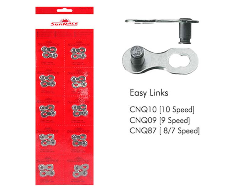 SunRace NQ10-HW Kettenschloss (10-fach | silber)