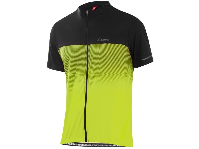 Löffler FZ Flow cycling jersey men (light green / black)