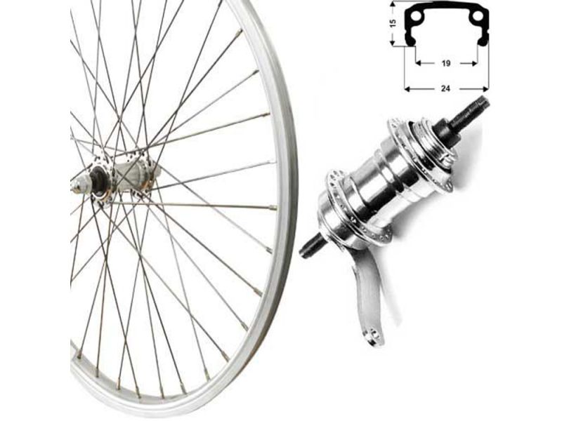 Roland Hinterrad (20“ | RBN | Rücktritt | silber)