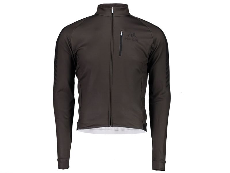 Maloja PrestonM. 1/1 Charcoal cycling jacket men (anthracite)
