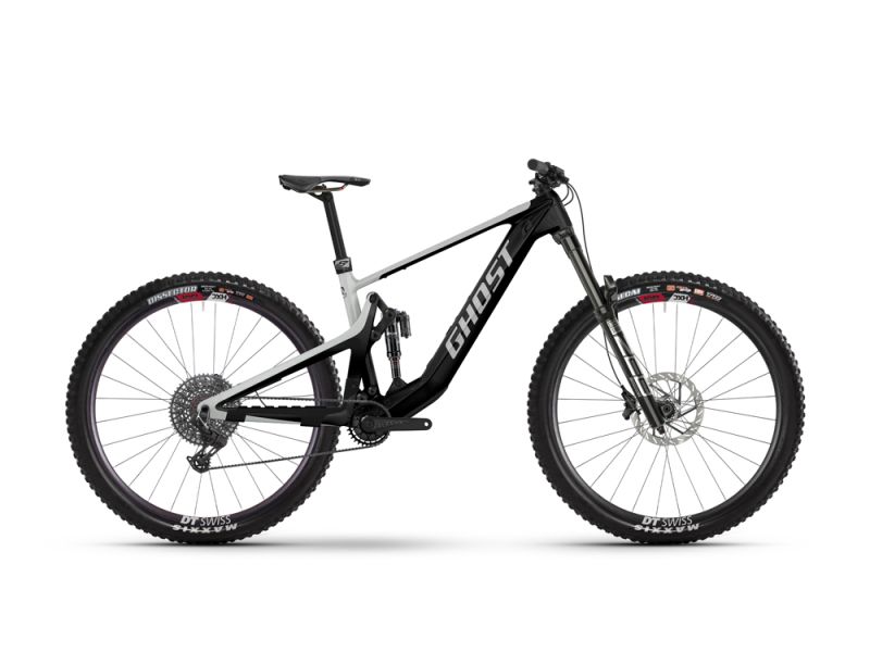 Ghost Path Riot CF/CF 30 Fully MTB E-Bike (29" | 430Wh | silber / schwarz)-49 cm