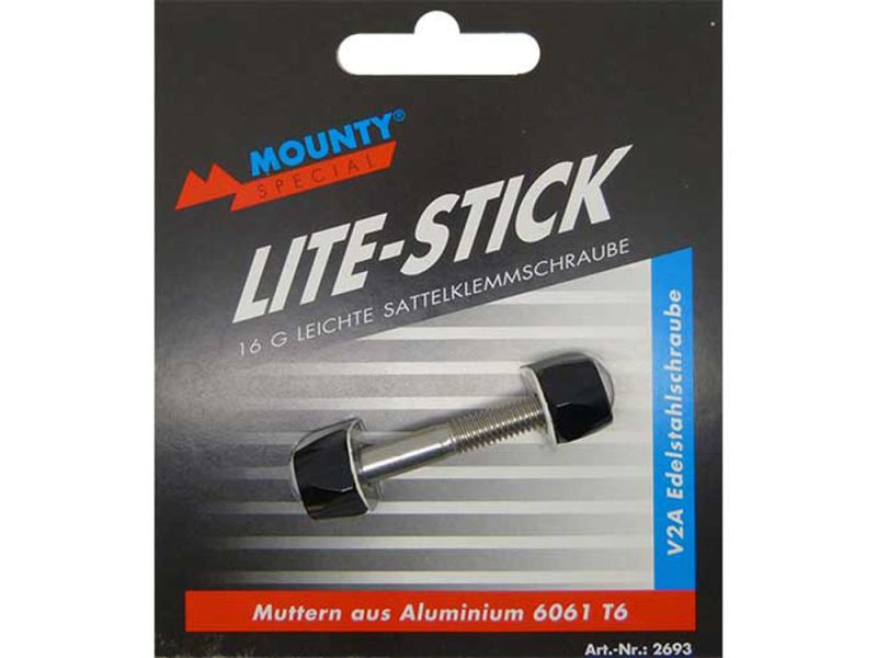 Asista Klemmschraube Inbus Niro 6x45mm (schwarz)