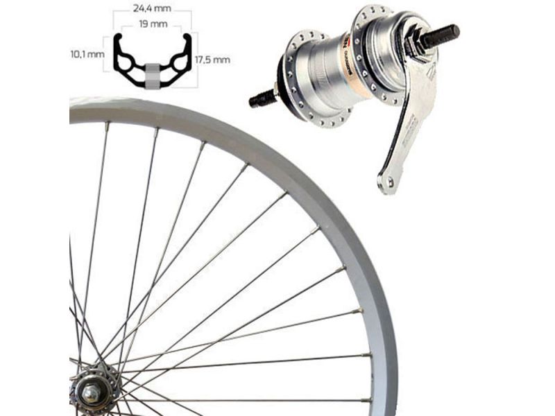 Roland Nexus3 Hinterrad (26“ | silber)