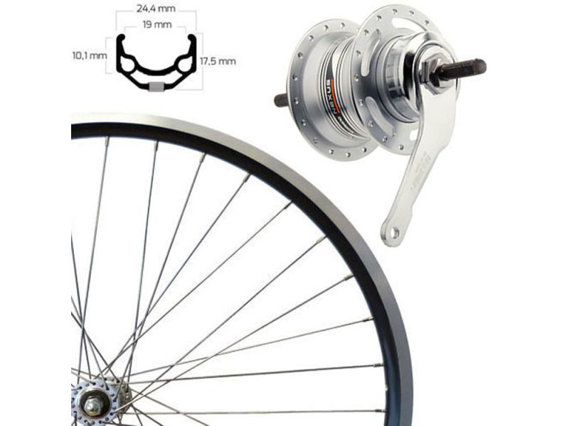 Roland ZAC 19 SE Hinterrad (28“ | Nexus7 | schwarz)