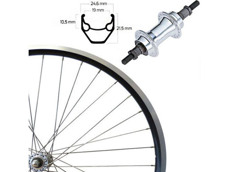 Roland ZAC 2000 Hinterrad (28“ | Alunabe | FW | schwarz)