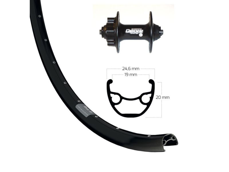 BikeParts Ryde Rival 19 Vorderrad (29“ | Deore 100SSP | IS-6-b)