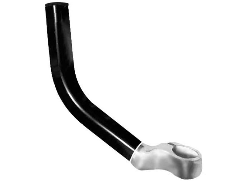 Messingschlager Barend alu | lang | 360 Grad (schwarz)