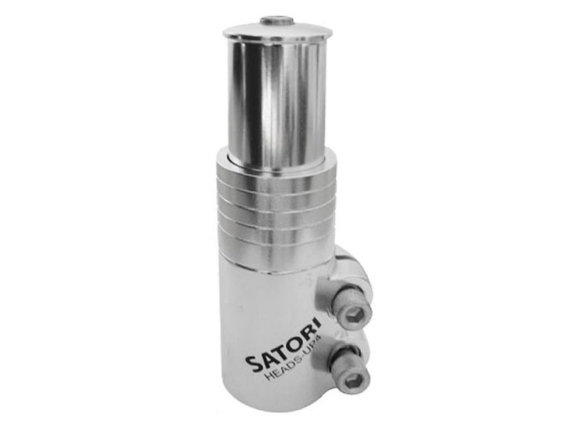 Messingschlager Vorbauerhöhung (1 1/8" Alu | Ahead 0° | silber)