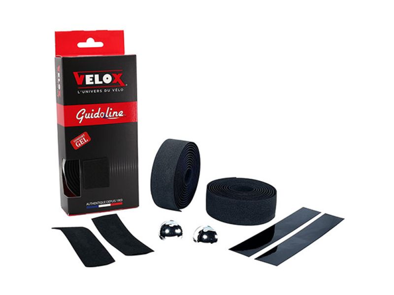 Velox MAXI CORK GEL Lenkerband (2000 x 30 x 2.8 mm | schwarz)