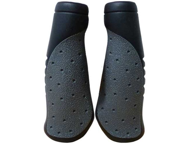 ergotec Kraton / Gel Fahrradgriffe (135 /135 | schwarz / grau)