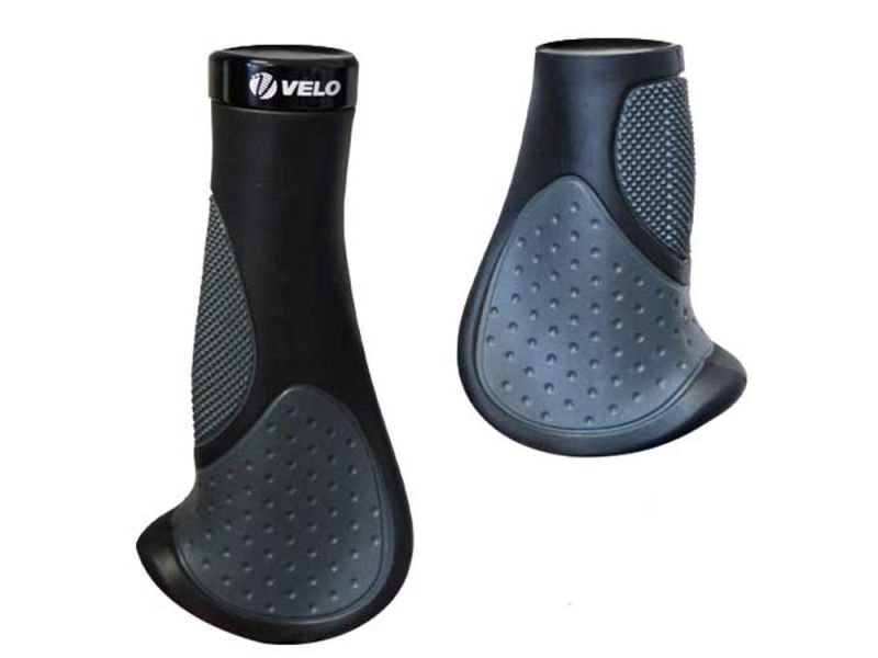 Messingschlager Attune Fahrradgriffe (135/92mm | schwarz / grau)