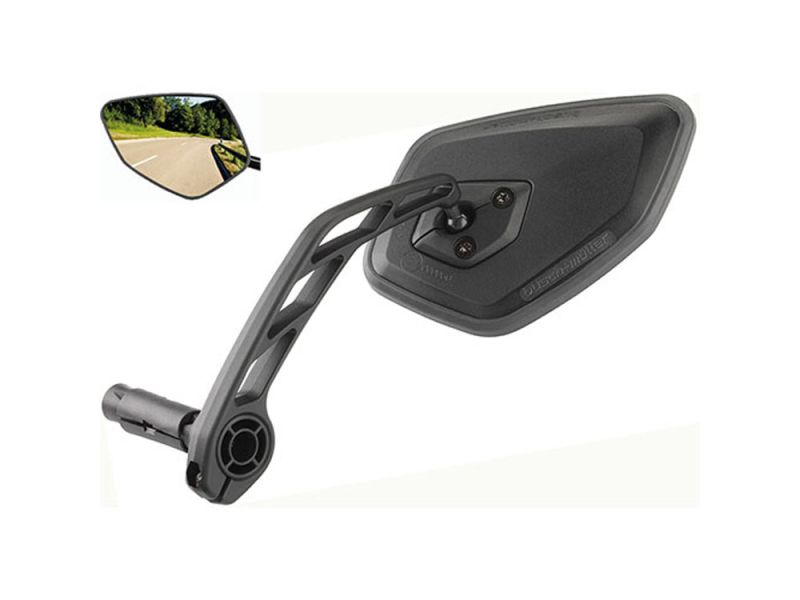 Busch + Müller Cycle-Star E Fahrradspiegel für E-Bikes (lange Stange)