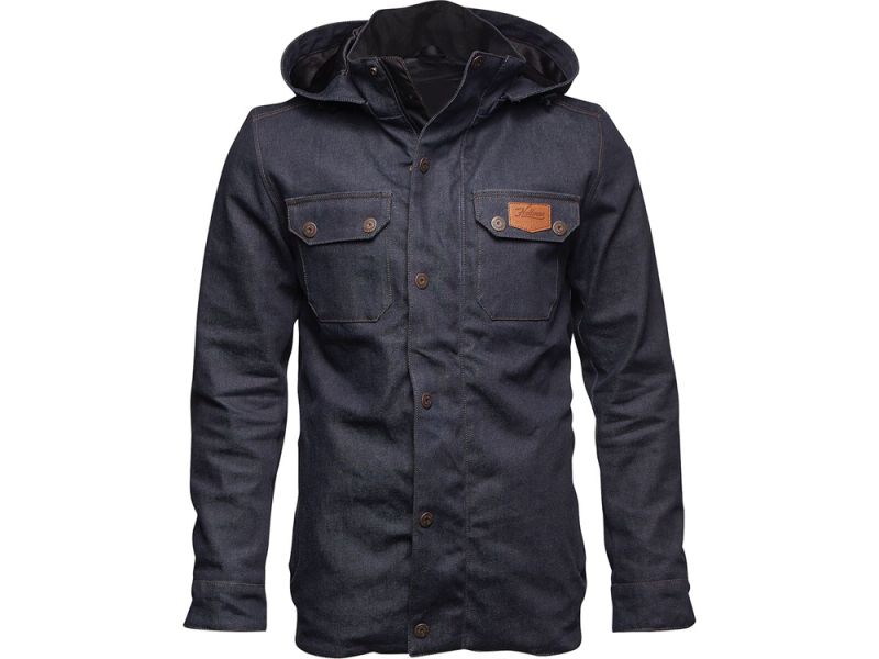 Thor Hallman GP Denim Fahrradjacke Herren (blau)-XXL