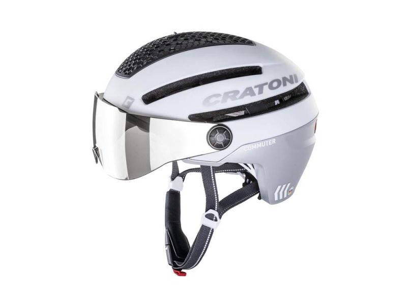 Cratoni Commuter Fahrradhelm (mattweiß)