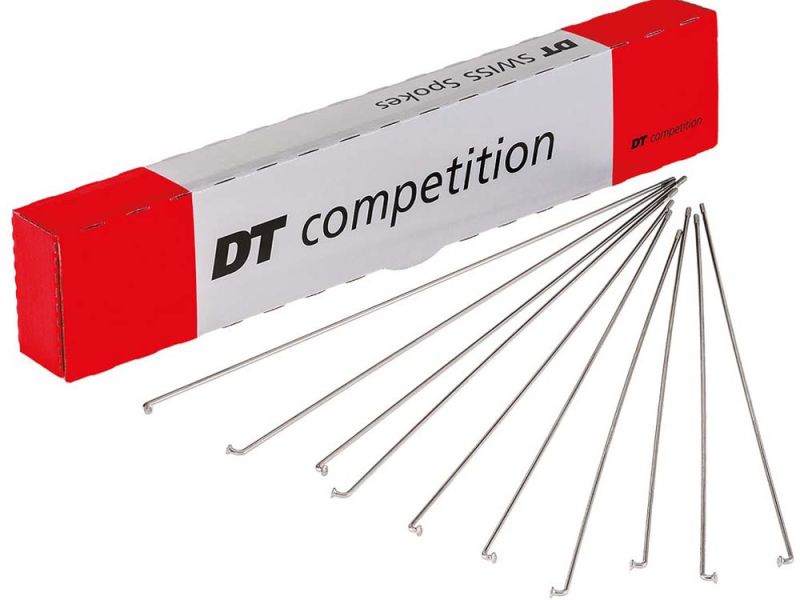 DT Swiss Competition Speiche (2.0x1.8x2.0x292mm | silber | ohne Nippel | 100 Stück)