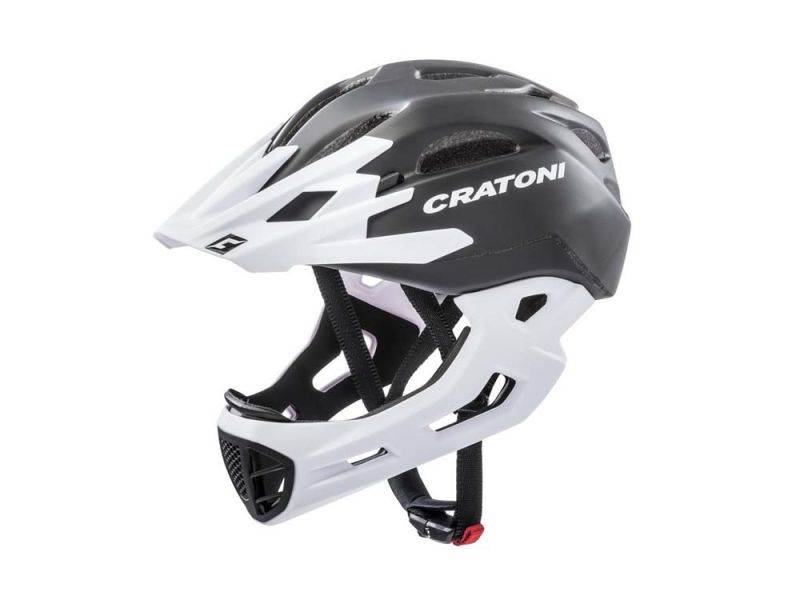 Cratoni C-Maniac Fahrradhelm (schwarz /weiß)