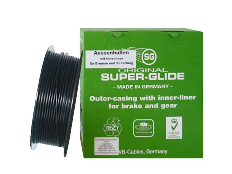 Fasi Super-Glide Außenhülle Bremse (50m mit Teflon | schwarz)