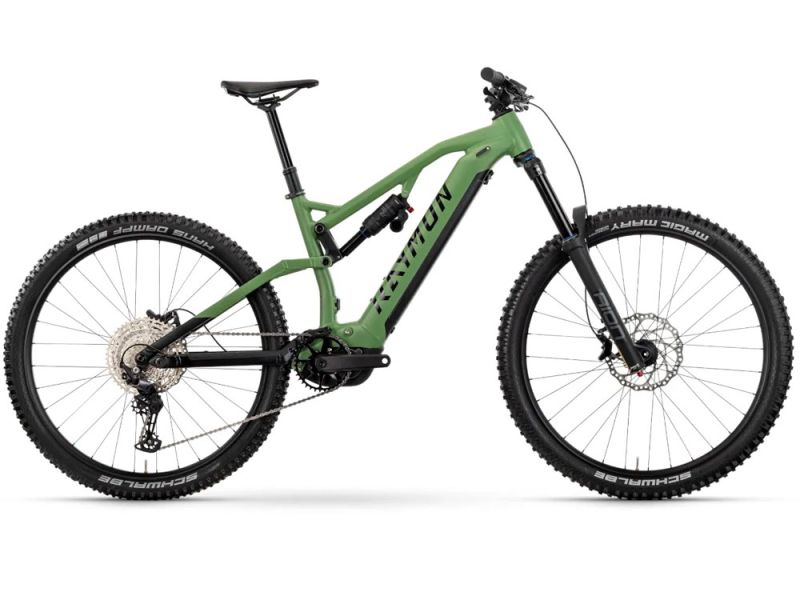 Raymon Trailray 170 | E-MTB Fully | 29" | 800Wh Yamaha PW-XM | reseda green / black / violet