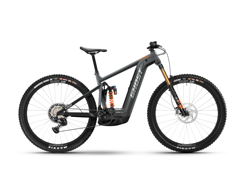 Ghost E-Riot EN Full Party Fully MTB E-Bike (27,5" | 750Wh | grau / schwarz)