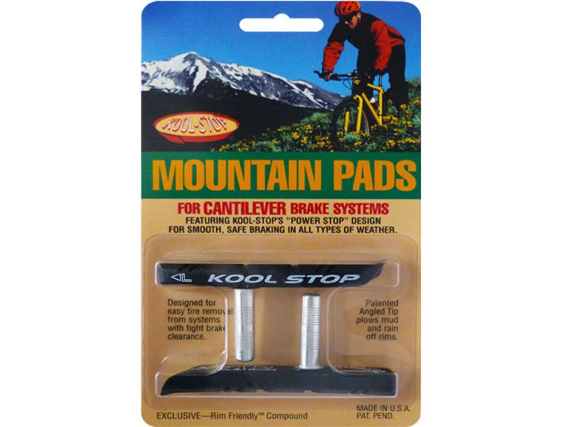 Kool-Stop Canti MTB contoured Bremsschuh (C1 | schwarz / rot)