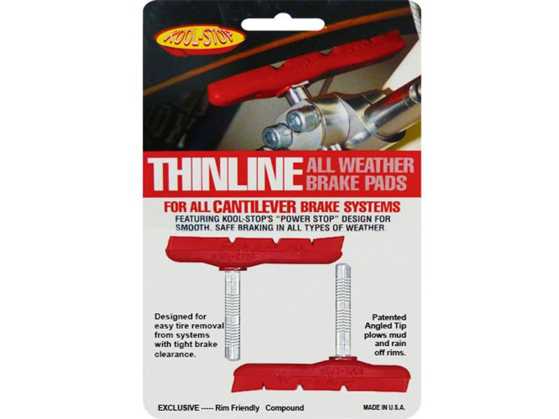 Kool-Stop Canti Thinline Bremsschuh (C3 | rot)