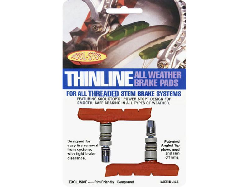 Kool-Stop V-Brake Thinline Bremsschuh (T2 | orange)