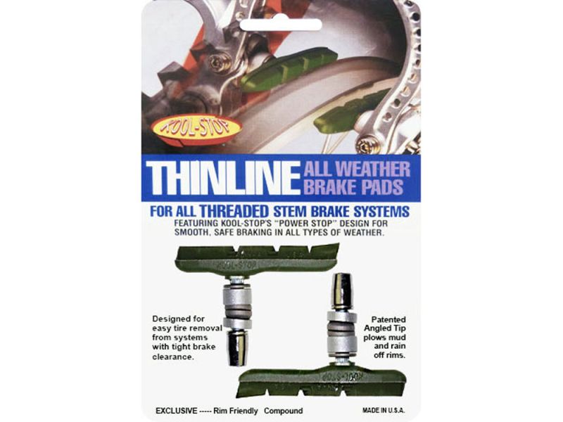 Kool-Stop V-Brake Thinline Bremsschuh (T2 | grün)