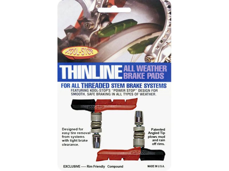 Kool-Stop V-Brake Thinline Bremsschuh (T2 dual compound)