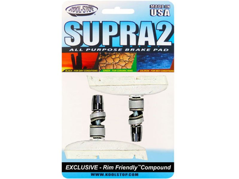 Kool-Stop V-Brake Supra 2 Bremsschuh (T3 | weiß)