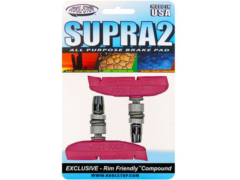 Kool-Stop V-Brake Supra 2 Bremsschuh (T3 | pink)