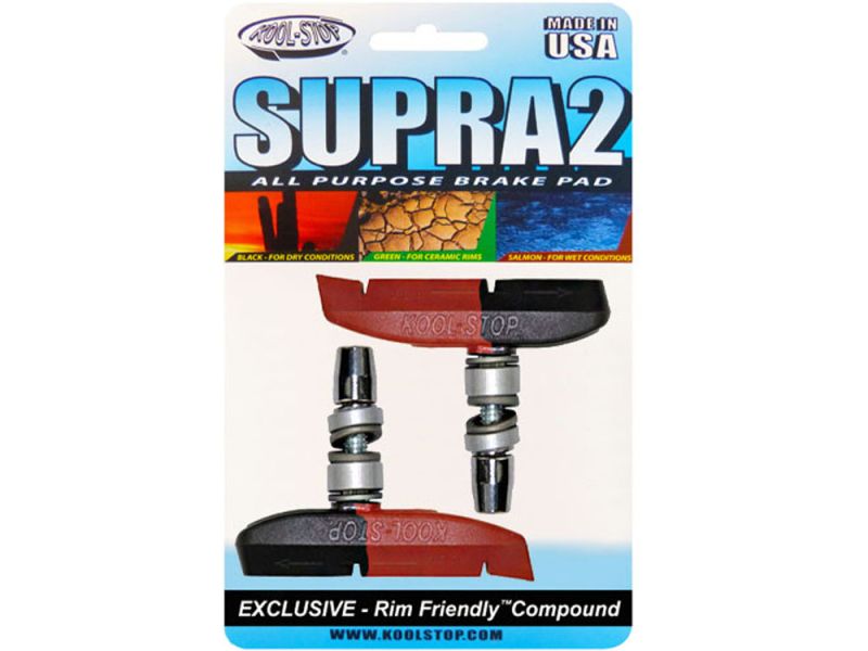 Kool-Stop V-Brake Supra 2 Bremsschuh (T3 dual compound)