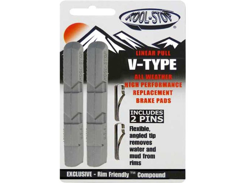 Kool-Stop V-Brake Bremsgummi R1 (grau)