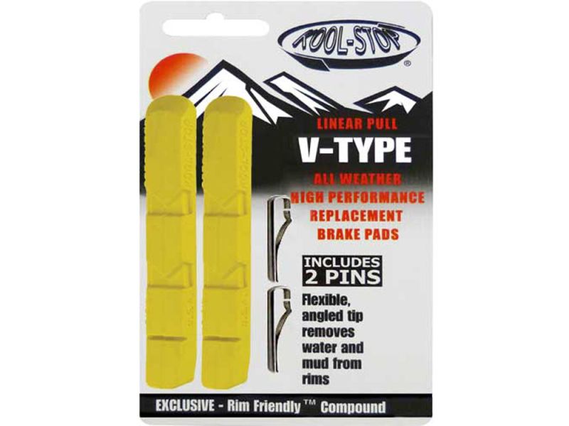 Kool-Stop V-Brake Bremsgummi R1 (gelb)