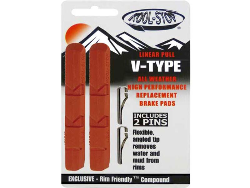 Kool-Stop V-Brake Bremsgummi R1 (orange)