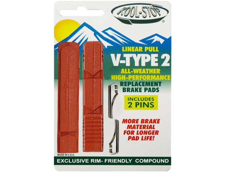 Kool-Stop V-Brake Bremsgummi R16 für H12 (orange)