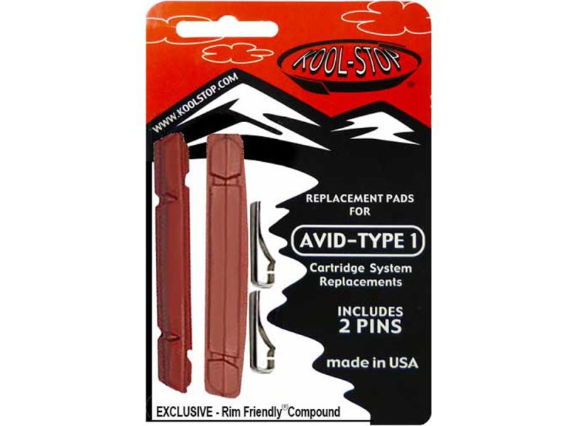 Kool-Stop V-Brake AVID1 Bremsgummi R2 (orange)