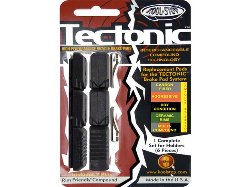 Kool-Stop Tectonic Bremsgummi R6 (schwarz)