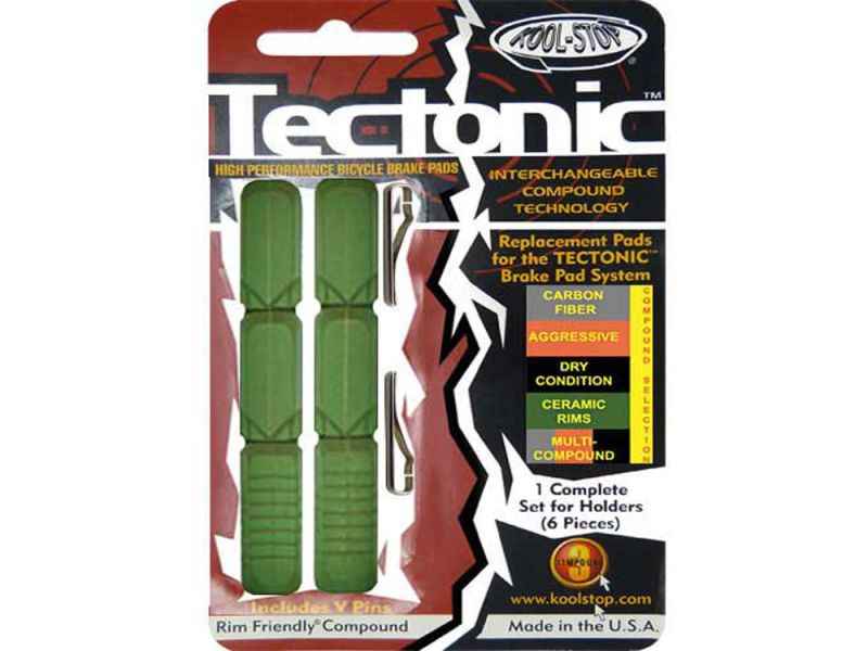Kool-Stop Tectonic Bremsgummi R6 (grün)