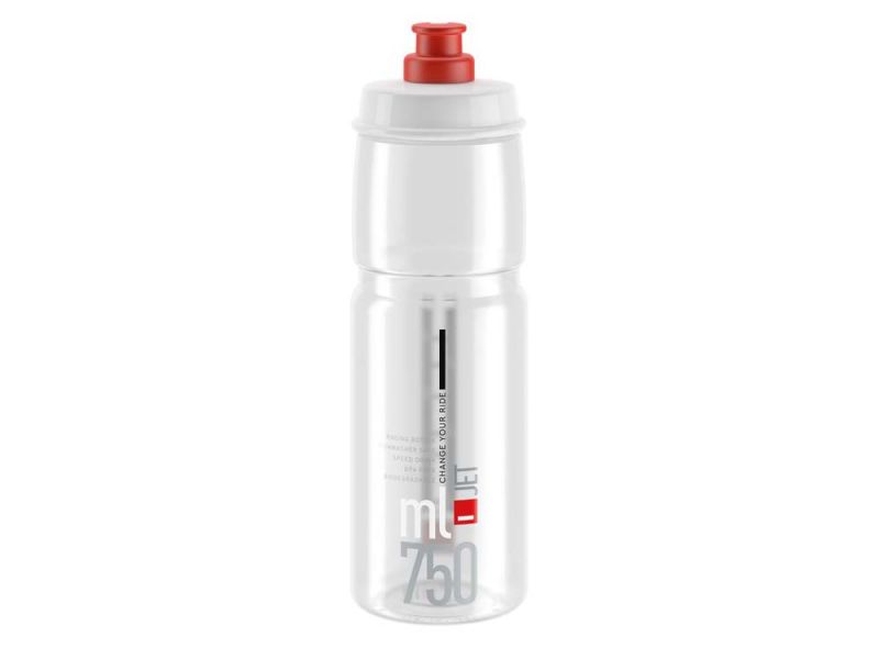 Elite Jet Trinkflasche (750ml | klar / rot | Polyethylen)