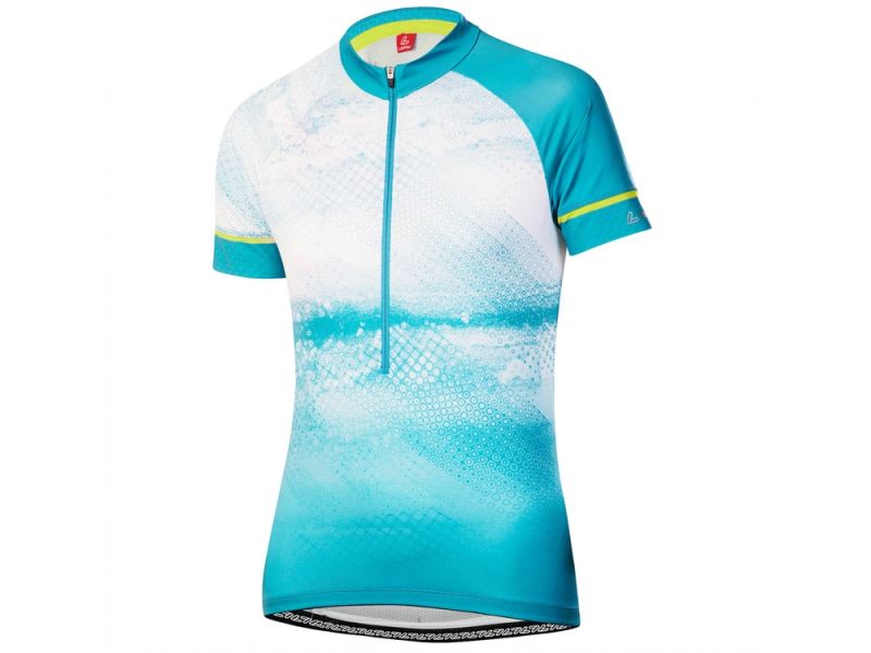 Löffler HZ Grunge cycling jersey women (cool water)