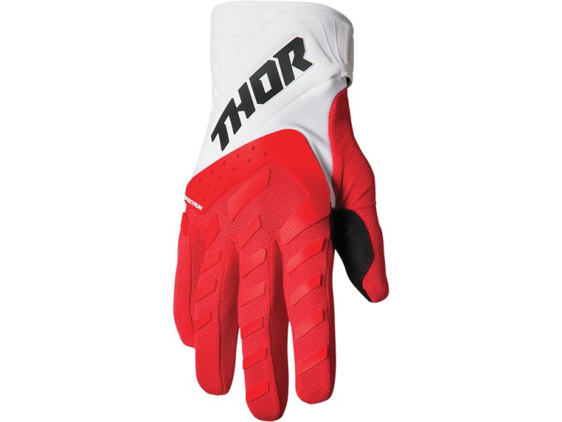 Thor Spectrum Fahrradhandschuhe Jugendliche (schwarz / rot)-L