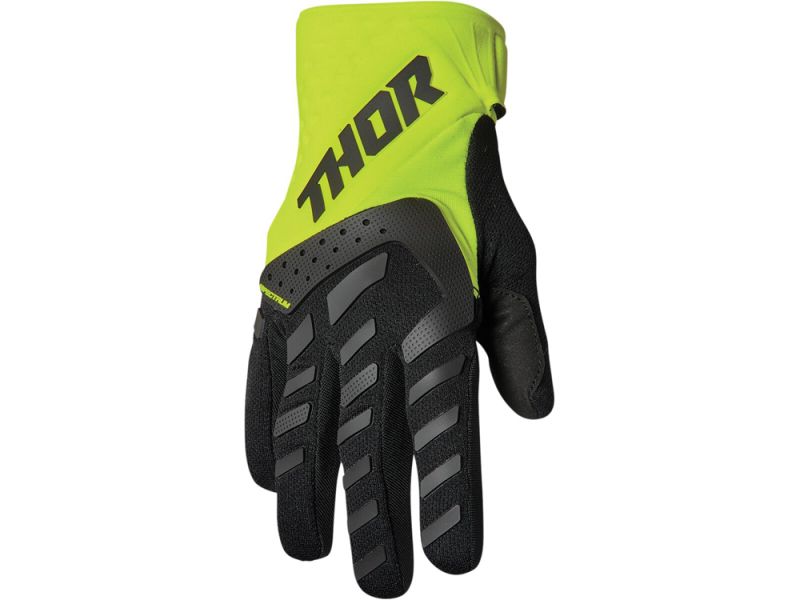 Thor Spectrum Fahrradhandschuhe Jugendliche (schwarz / gelb)-L