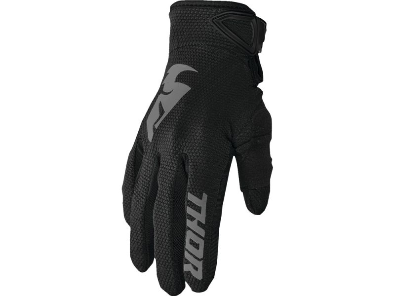 Thor Sector Fahrradhandschuhe Jugendliche (schwarz)-L