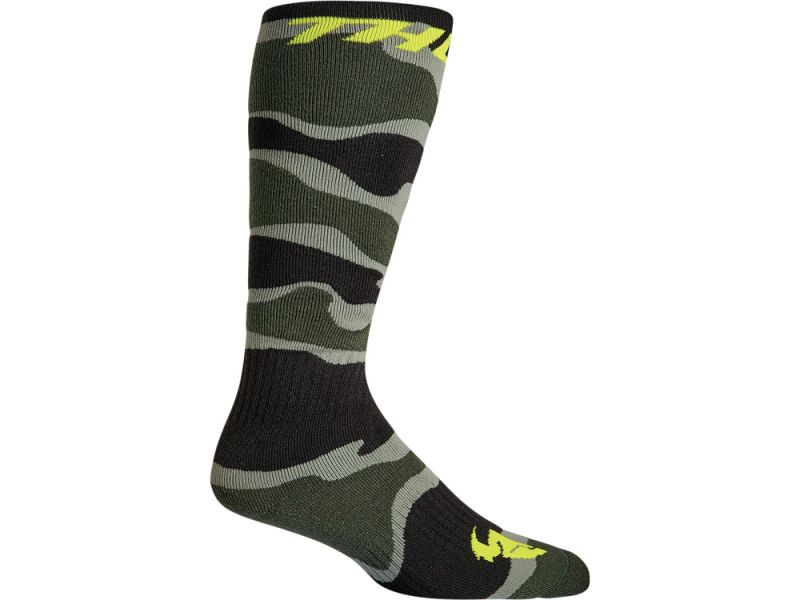 Thor MX Camo Fahrradsocken Jugendliche (grün)-32-38
