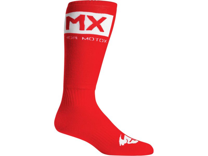 Thor MX Solid Fahrradsocken (rot)-44-48