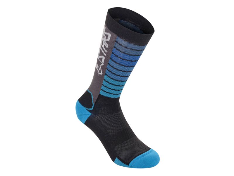 Alpinestars Drop Socks 22 Fahrradsocken (blau)-42-44