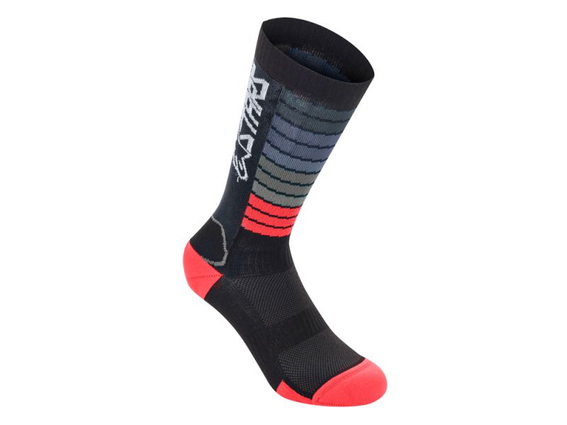 Alpinestars Drop Socks 22 Fahrradsocken (rot)-42-44