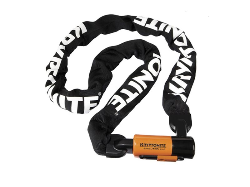 Kryptonite Evolution Integrated Chain Chain Lock (160cm - 10mm - black)