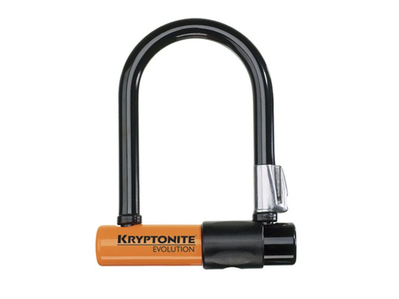 Kryptonite Evolution Mini U-lock (13mm | black / orange)