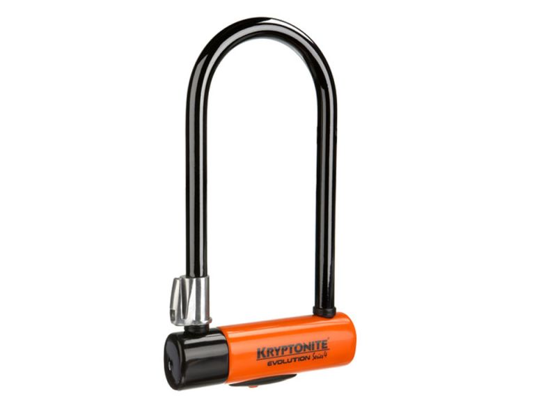 Kryptonite Evolution Standard U-Lock (10x22,5cm - 14mm - black / orange)